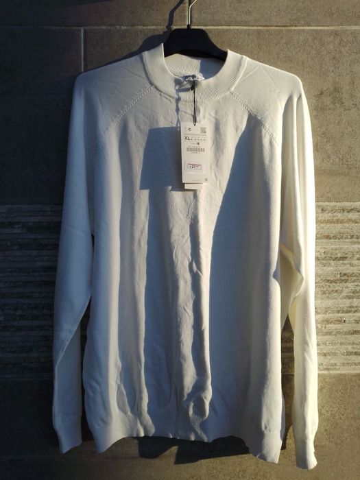 Camisola branca Zara XL
