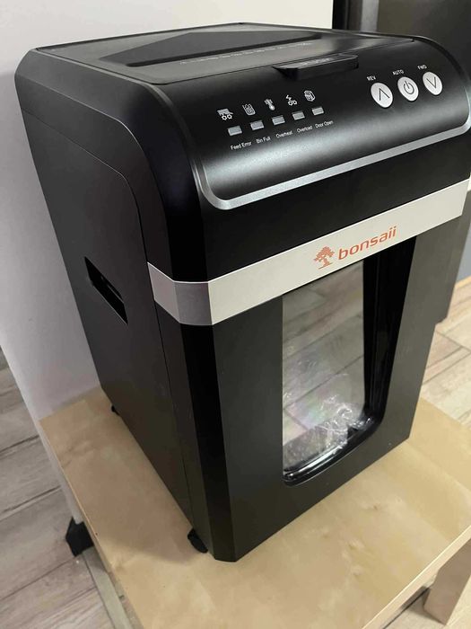 Bonsaii Niszczarka do dokumentów 200 arkuszy na raz 31L