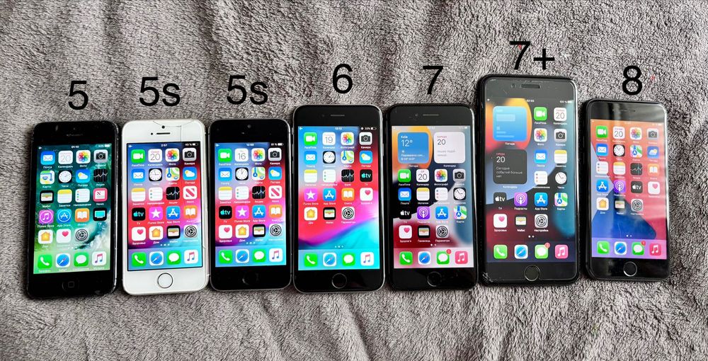 Лот iPhone 5, 5s, 6, 7 plus, 8