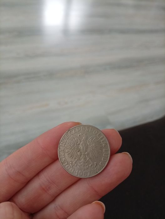 Moneta setną rocznica urodzin Marii Skłodowskiej Curie 1967r PRL
