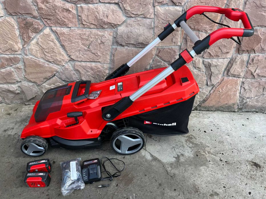 Акумуляторна газонокосарка Einhell 36/38, 36В, повний комплект