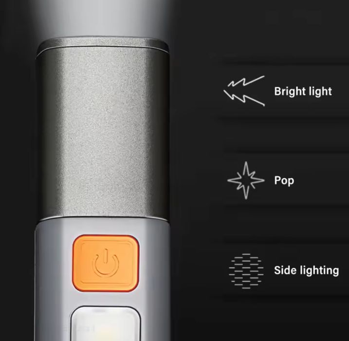 Xiaomi Світлодіодний ліхтарик USB з гачком 2в1 фонарик Xiaomi