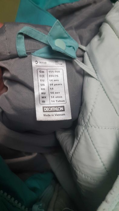 Kurtka turystyczna dla dzieci wodoodporna Quechua SH500 X-Warm do -16C