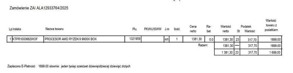 Procesor AMD Ryzen 9 9900X 4.4 GHz 64 MB BOX