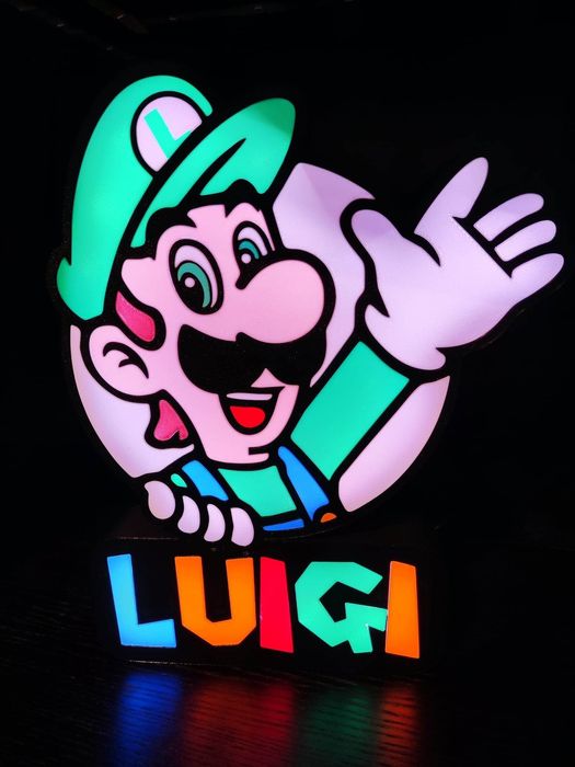 Candeeiro led Super Mário  e Luigi