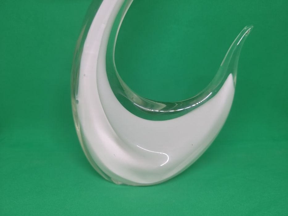 Cisne em vidro murano