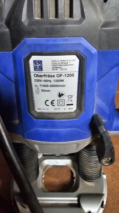 Frezarka górnowrzecionowa LUX OF  1200A 1200 W