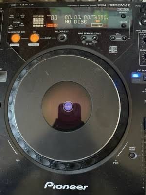 Pioneer cdj1000mk2 usados so em estudio