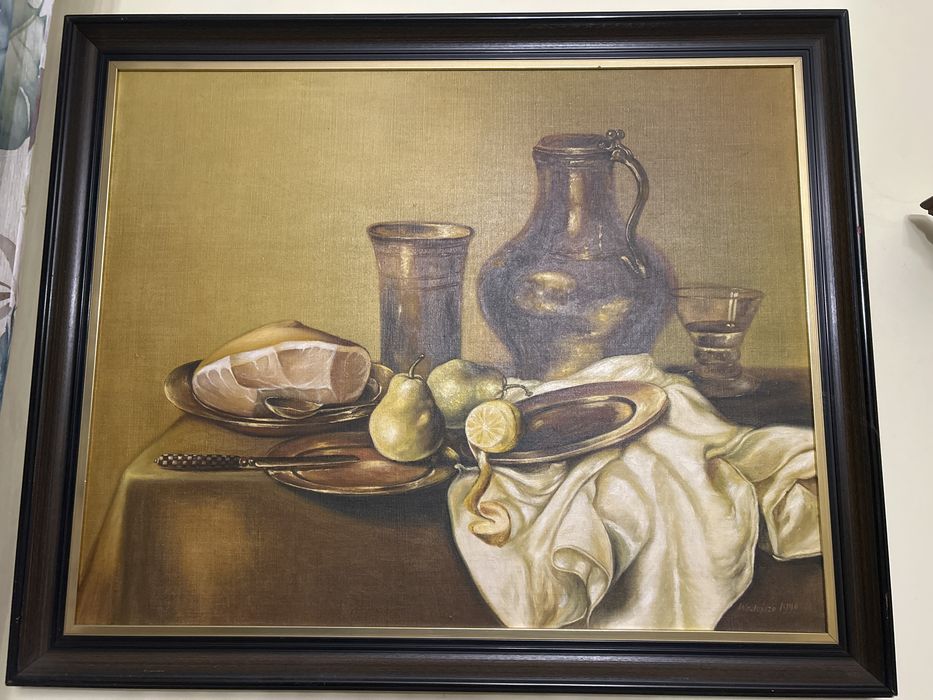 Obraz 75x90 olejny na lutnie