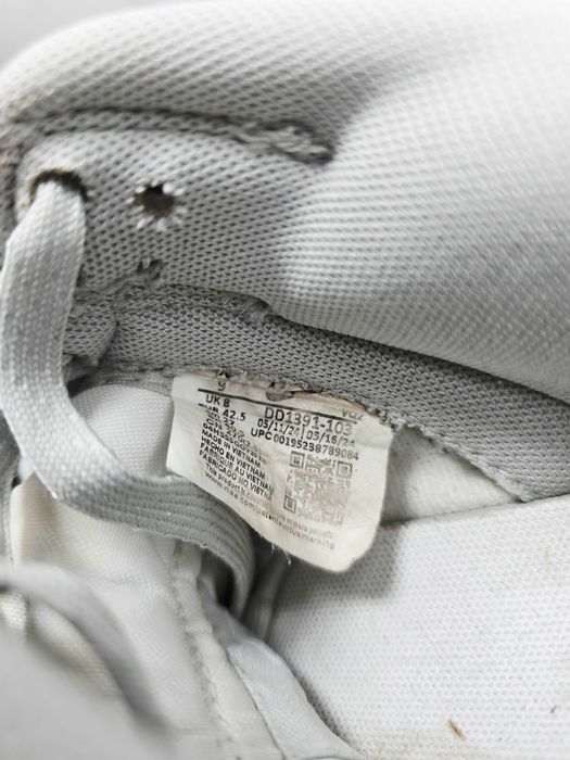 Nike Dunk Low Retro White/Grey Fog 42.5