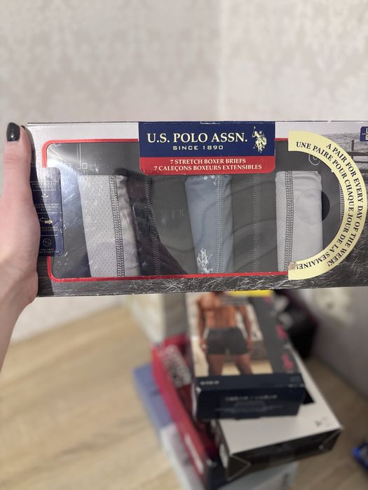 Чоловічі боксери U.S. Polo Assn 7 шт Оригінал