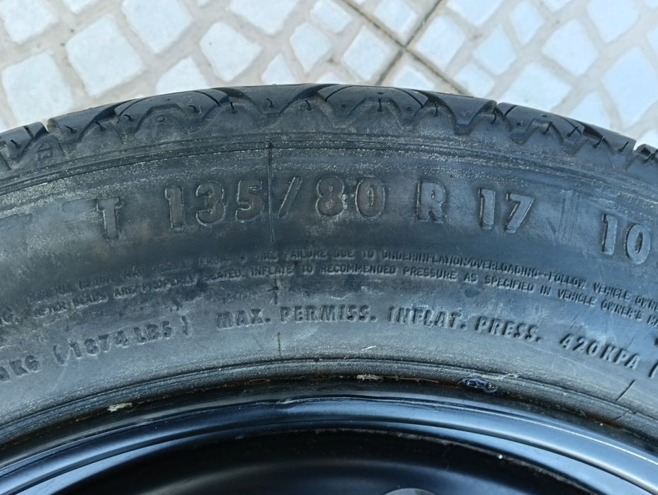 BMW E60/61 / X3 E83 Roda suplente 2001/2002/2003/2004/2005/6/7/8/9/10