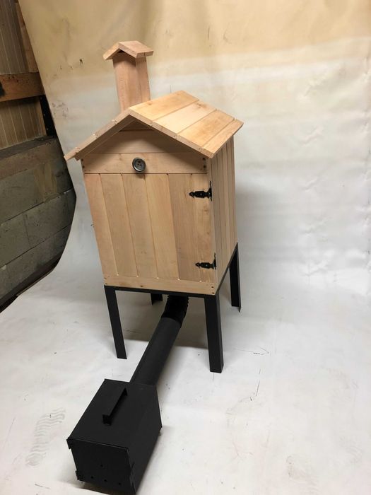 wędzarnia olchowa zestaw  z drzwiczkami i kominkiem