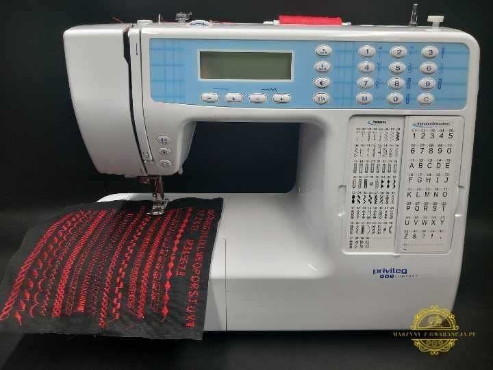 Maszyna do szycia Privileg Litery cyfry -skóra jeans 12MSC GWARANCJI