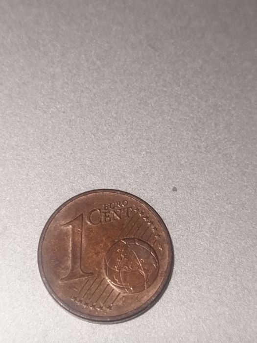 Moeda de 1 centavos da folhinha