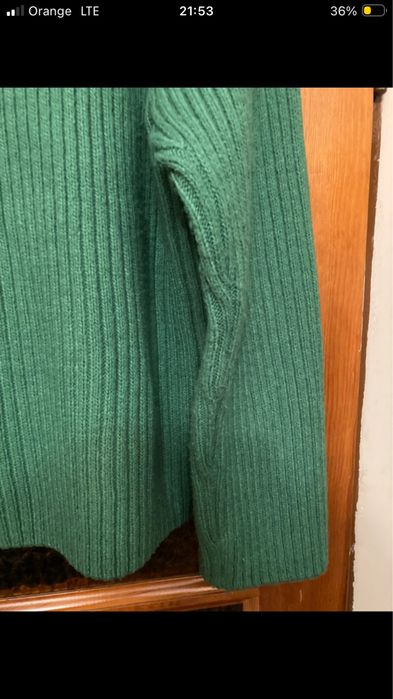 Zielony cieply sweter