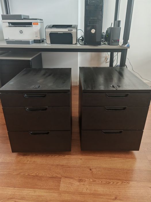 Como NOVO - Gaveteiro Rolante IKEA Galant 45x55x60cm (Com Fechadura de Combinação)