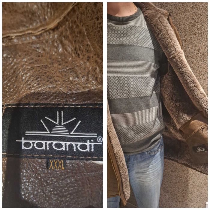 Barandi мужская дубленка размер 3XL/4XL