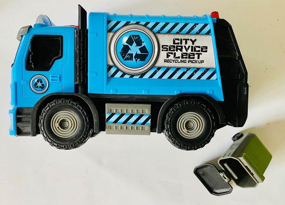 Samochód Śmieciarka ŚWIATŁO I DŹWIĘK  plus kubeł na śmieci