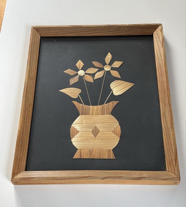 Obraz - Słomoryt - 70/80 lata - Unikat