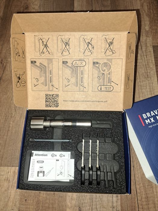 Wkładka Abus Bravus mx3500 magnet 30/45 z gałką