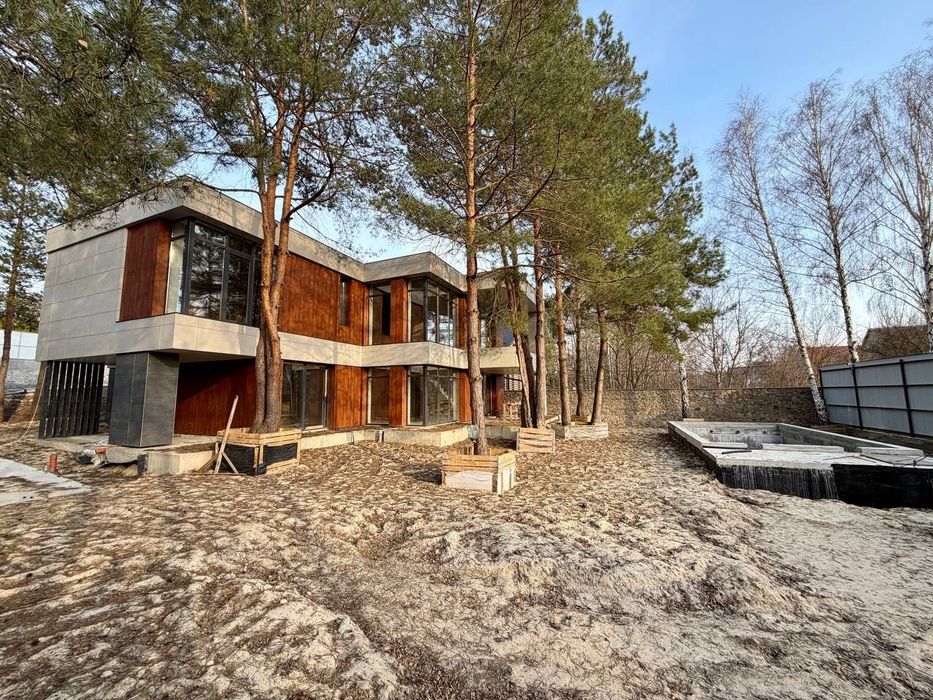 Конча Заспа. Якісний СУЧАСНИЙ Будинок з Соснами. Без Комісії
