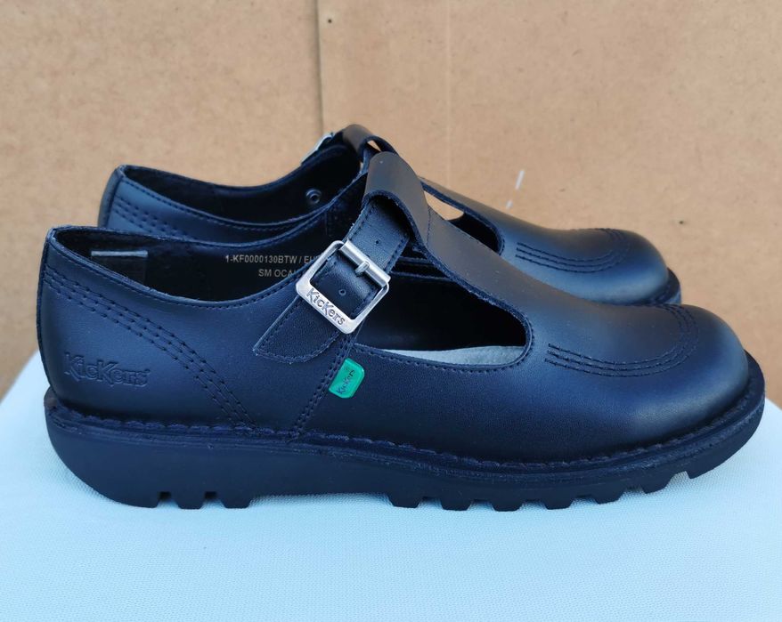 Кожаные туфли босоножки балетки лоферы Kickers 42 р. 26,5 см Оригинал