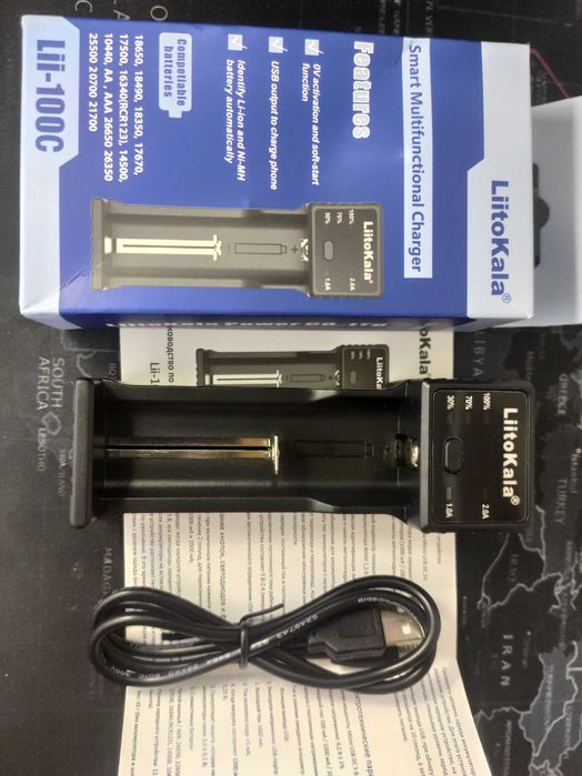 Зарядное устройство LiitoKala Lii-100c. Lii500 для 18650