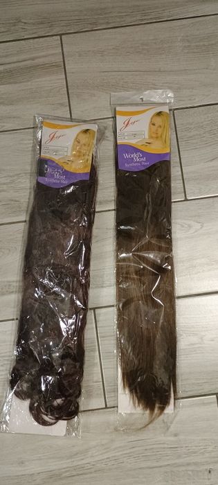 Przedłużki syntetyczne włosy doczepiane na zatrzaski