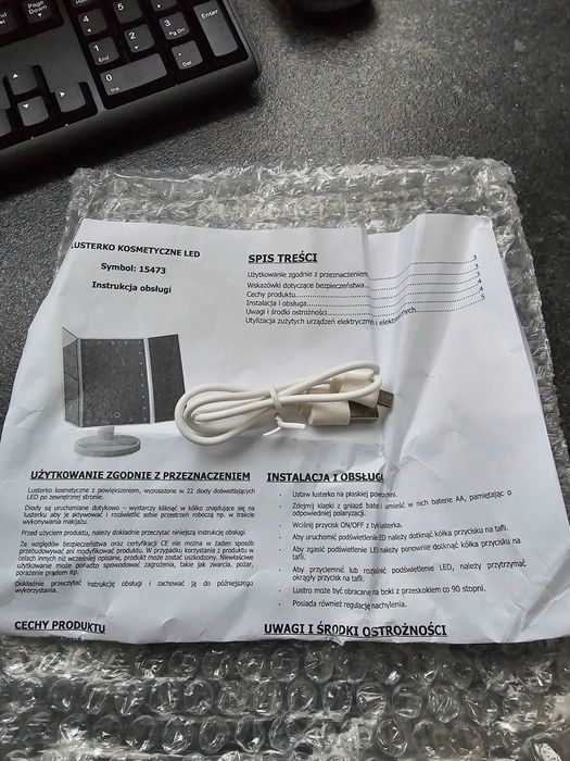 Lusterko do makijażu nowe sprzedam