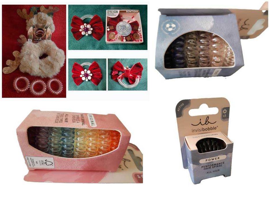 Invisibobble power czarne gumki sprężynki