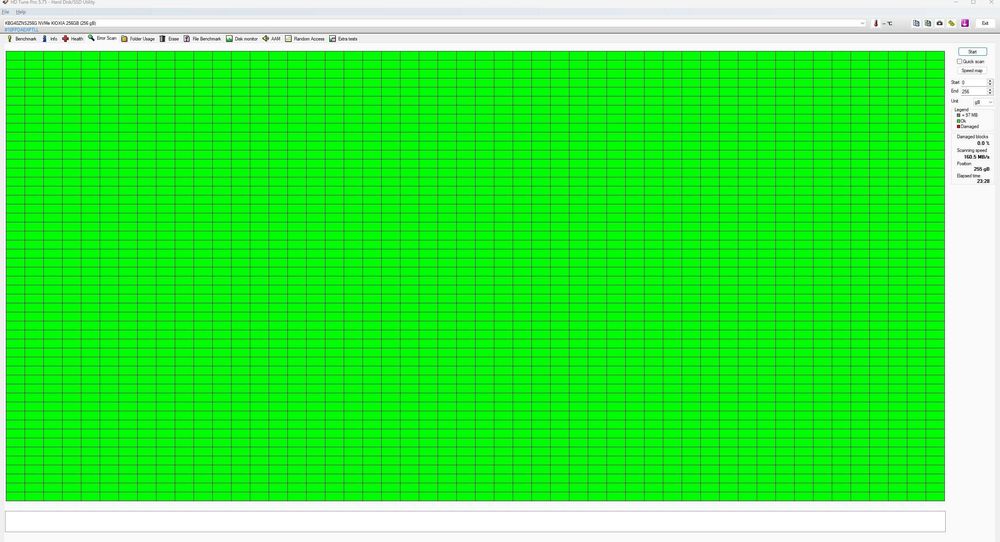 Dysk SSD Kioxia KBG40ZNS256G PCI-E 4.0 M.2 2230 NVMe