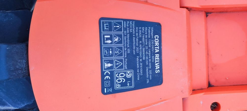 Corta-relva Elétrico Kinstorm 1100W (Excelente Estado)