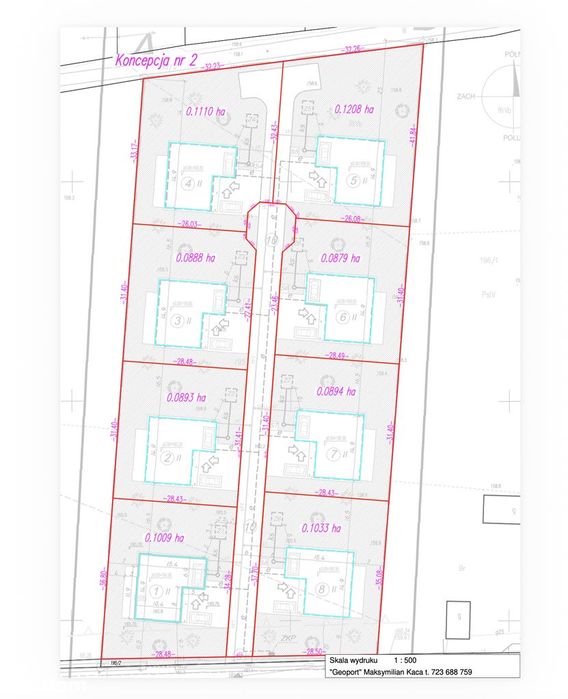 Działka 1000 m²  Radom | pozwolenie na budowę | projekt domu w cenie.