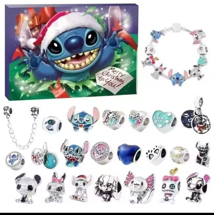 Адвент-календар Стіч браслет-підвіски