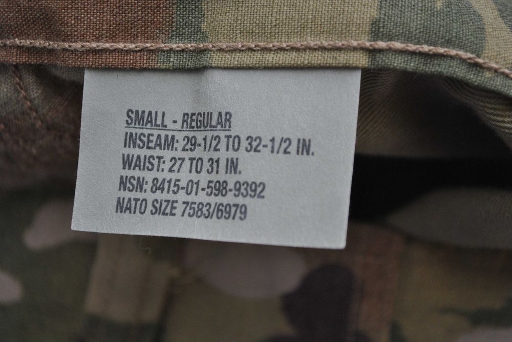 mundur multicam Army Combat Uniform SCORPION US ARMY SR small regular
