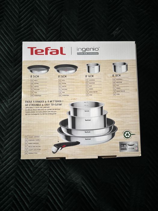 PROMOCJA Zestaw Tefal-garnki i patelnie