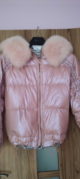 Zimowa,dwustronna kurtka r. M/L