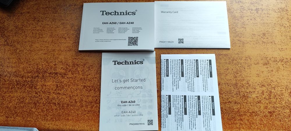 Technics eah-az60s-k jak nowe