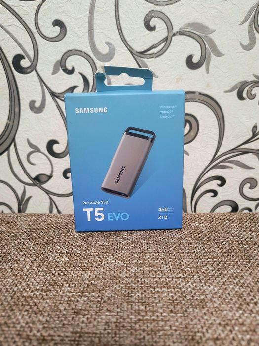 SSD диск Samsung T5 EVO 2TB Grey (MU-PM2T0G)