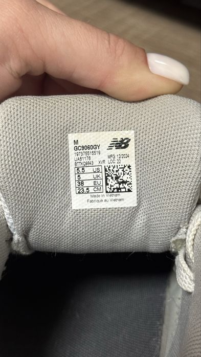 New Balance 9060 Rain Cloud Grey
