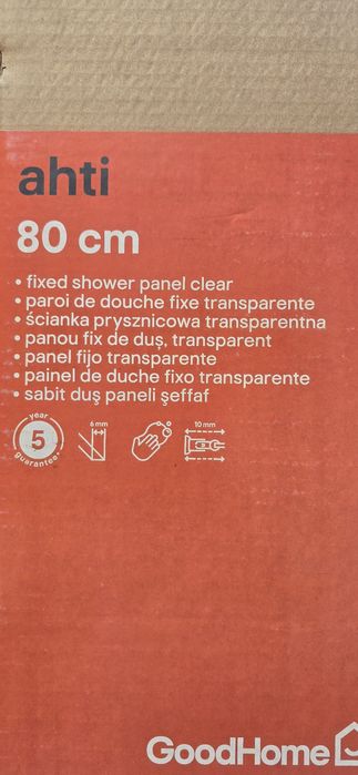 Ścianka kabina prysznicowa Szyba