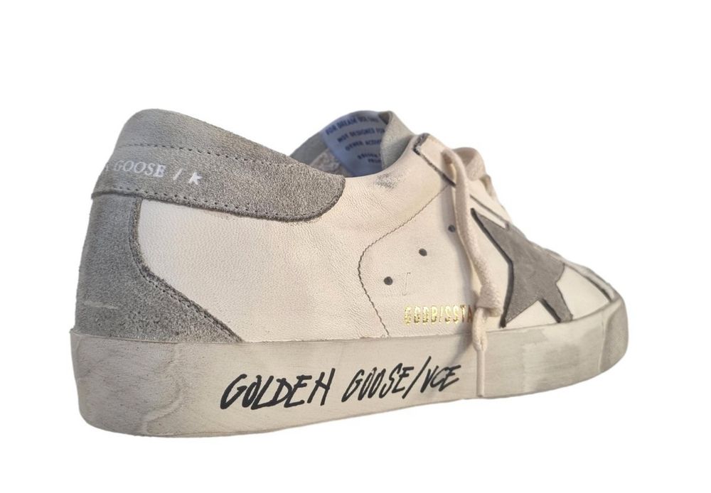 Кеди Golden Goose колір сірий, супер якість