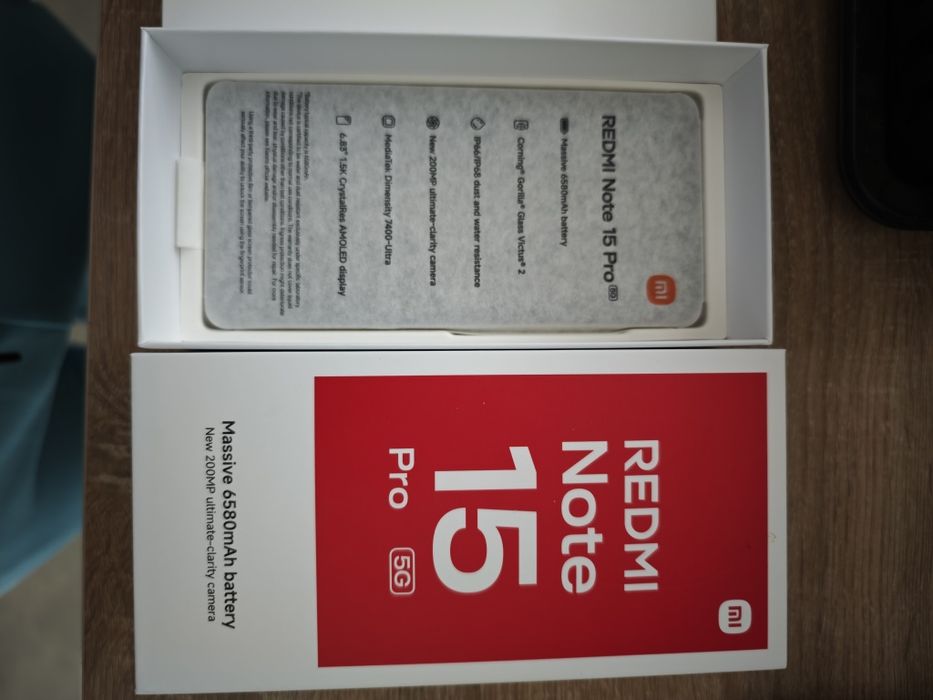 Redmi Note 15 Pro Gris Titane 5G 12/512 NOVO