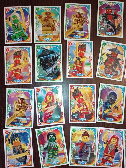 Karty lego ninjago seria 10