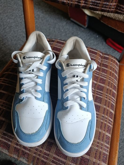 Buty  Champion Biało Niebiskie