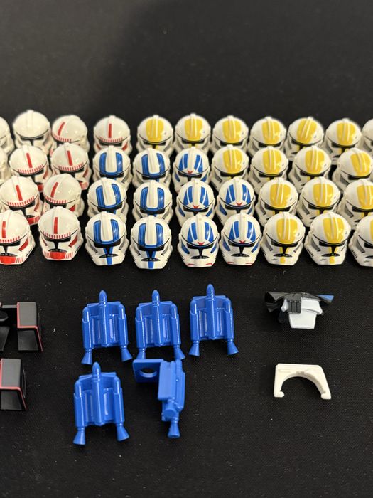 Lego star wars Clone Army Customs hełmy plecaki binokulary antenki