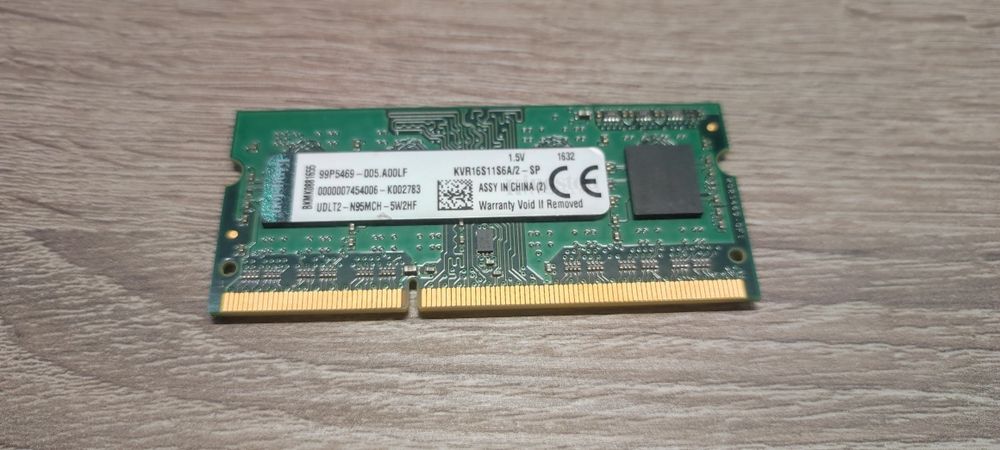 Оперативна пам'ять Kingston DDR3 2Gb 1600MHz 1.5V (KVR16S11S6A/2-SP)