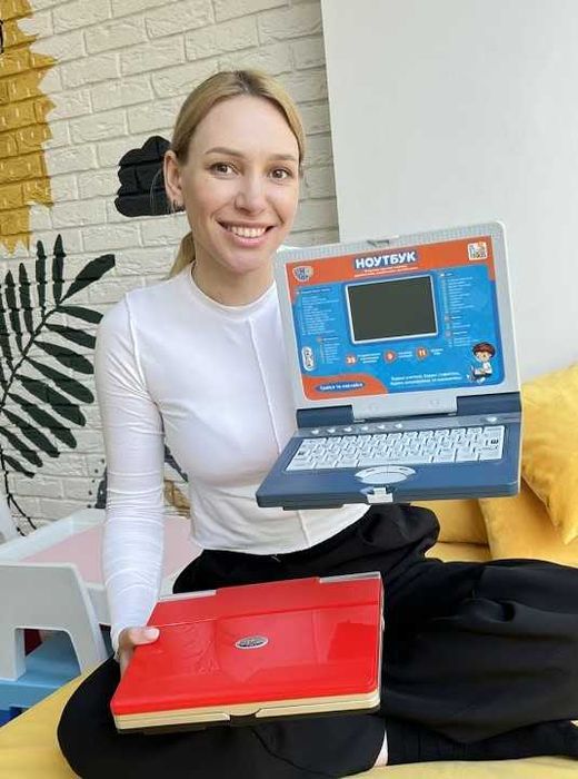 Дитячий ноутбук Limo Toy 7073 з мишкою, 3 мови, 35 функцій