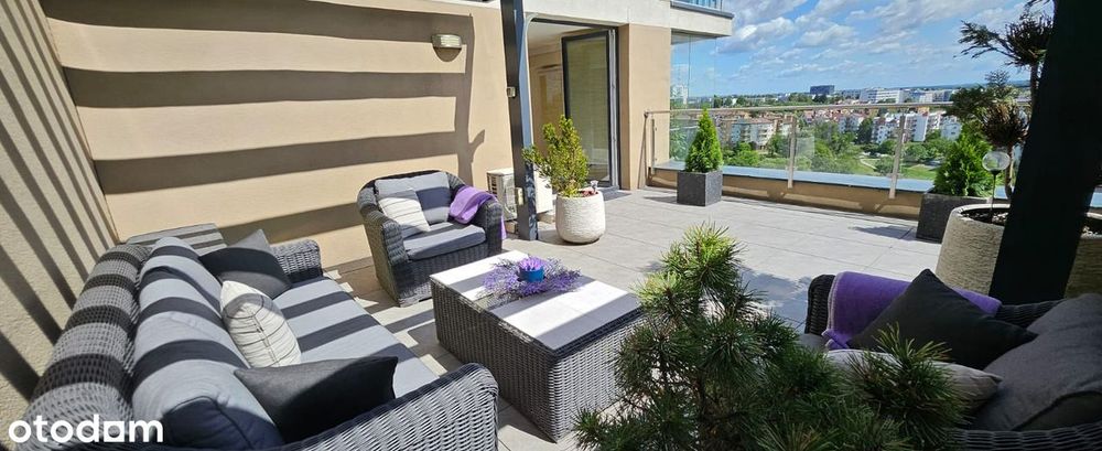 Wyjątkowy apartament z klimatyzacją i ogromnym tarasem.